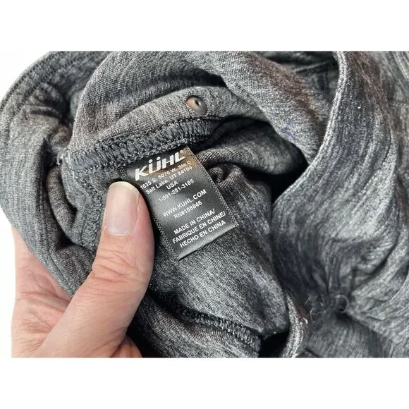 Kuhl Mova Pants 6 Reg Womens Grey Straight Leg Nylon Blend Stretch Pockets - Picture 14 of 16